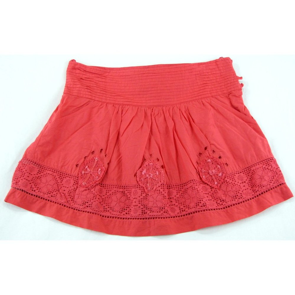SALE! Lace Orange Red Short Mini Skirt